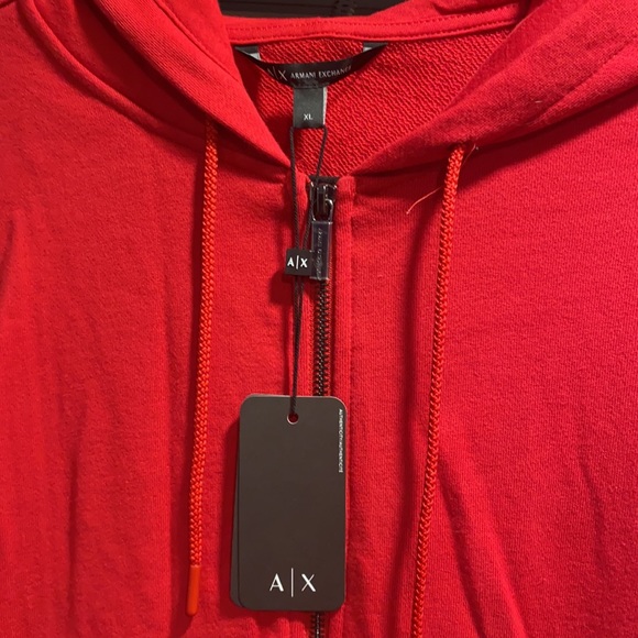 BNWT WOMENS ARMANI EXCHANGE ZIP UP HOODIE - Picture 2 of 4